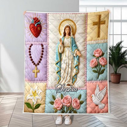 Custom Virgin Quilt Blanket THUU6070105