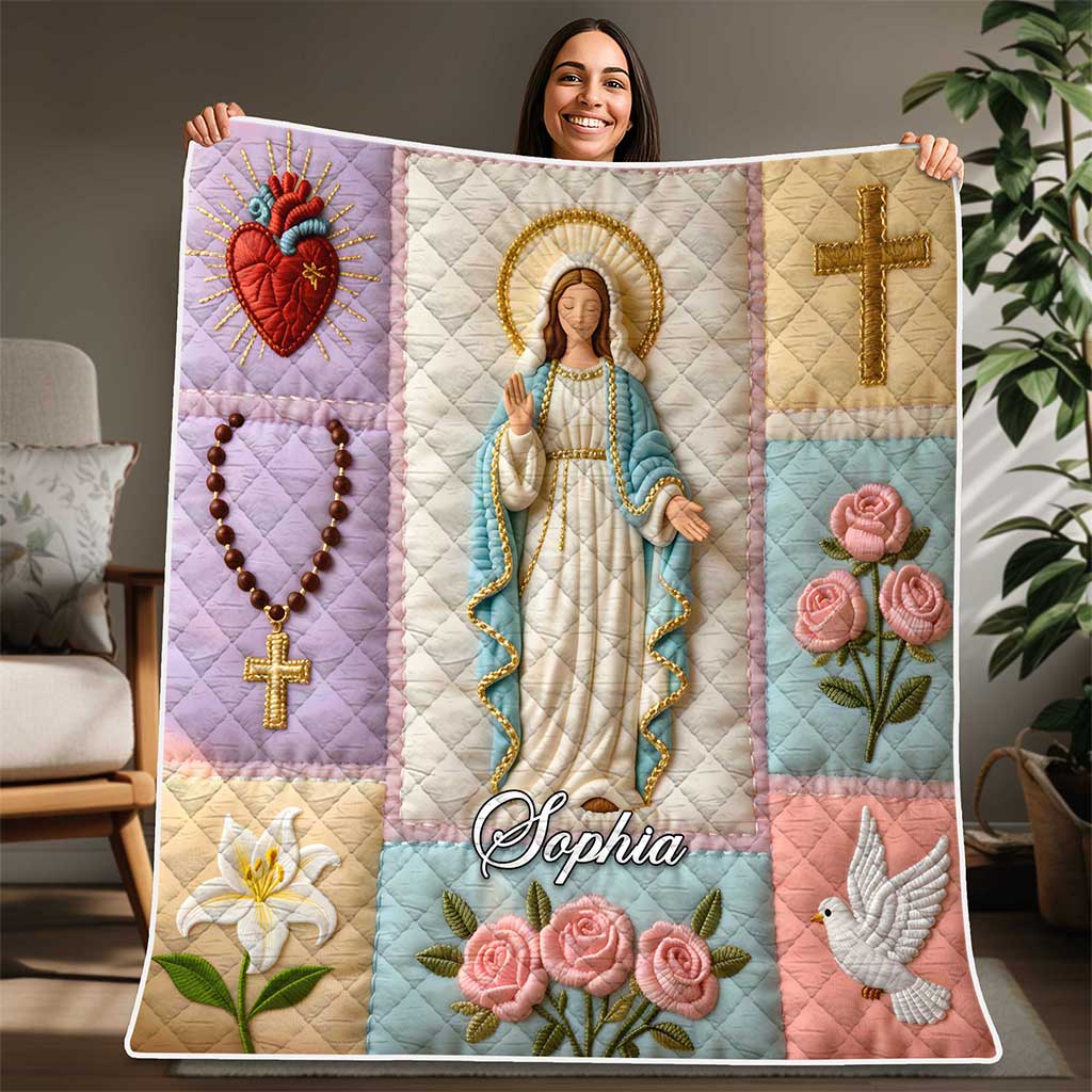 Custom Virgin Quilt Blanket THUU6070105