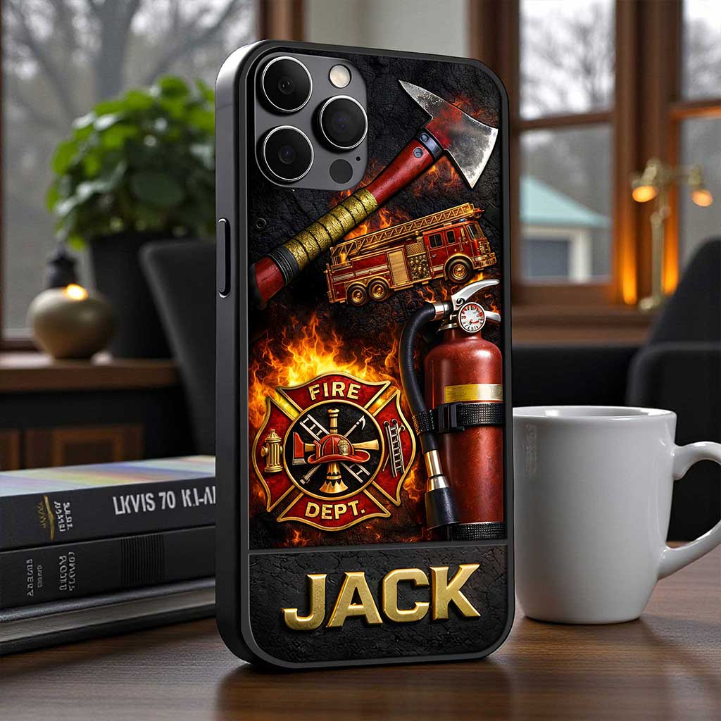 Personalized Firefighter Phone Case UKUU6190103