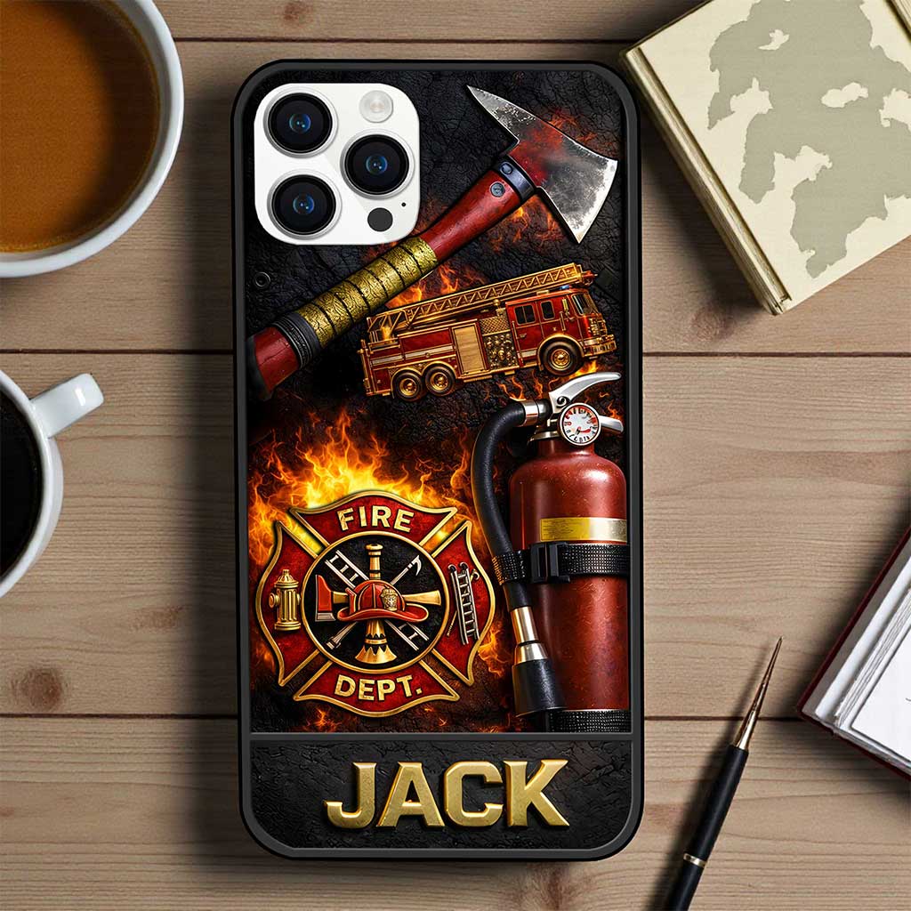 Personalized Firefighter Phone Case UKUU6190103