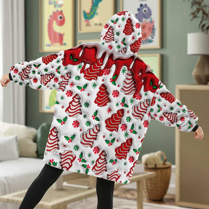 Personalized Christmas Blanket Hoodie QFHM5290902