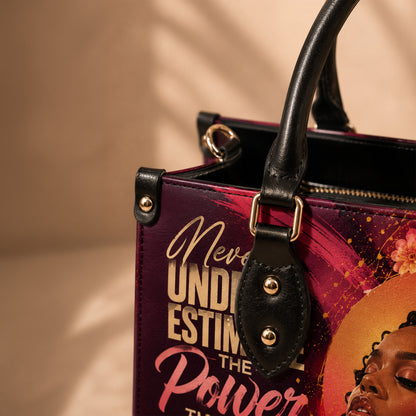 Black Women Leather PU Leather Handbag QFTD6230503