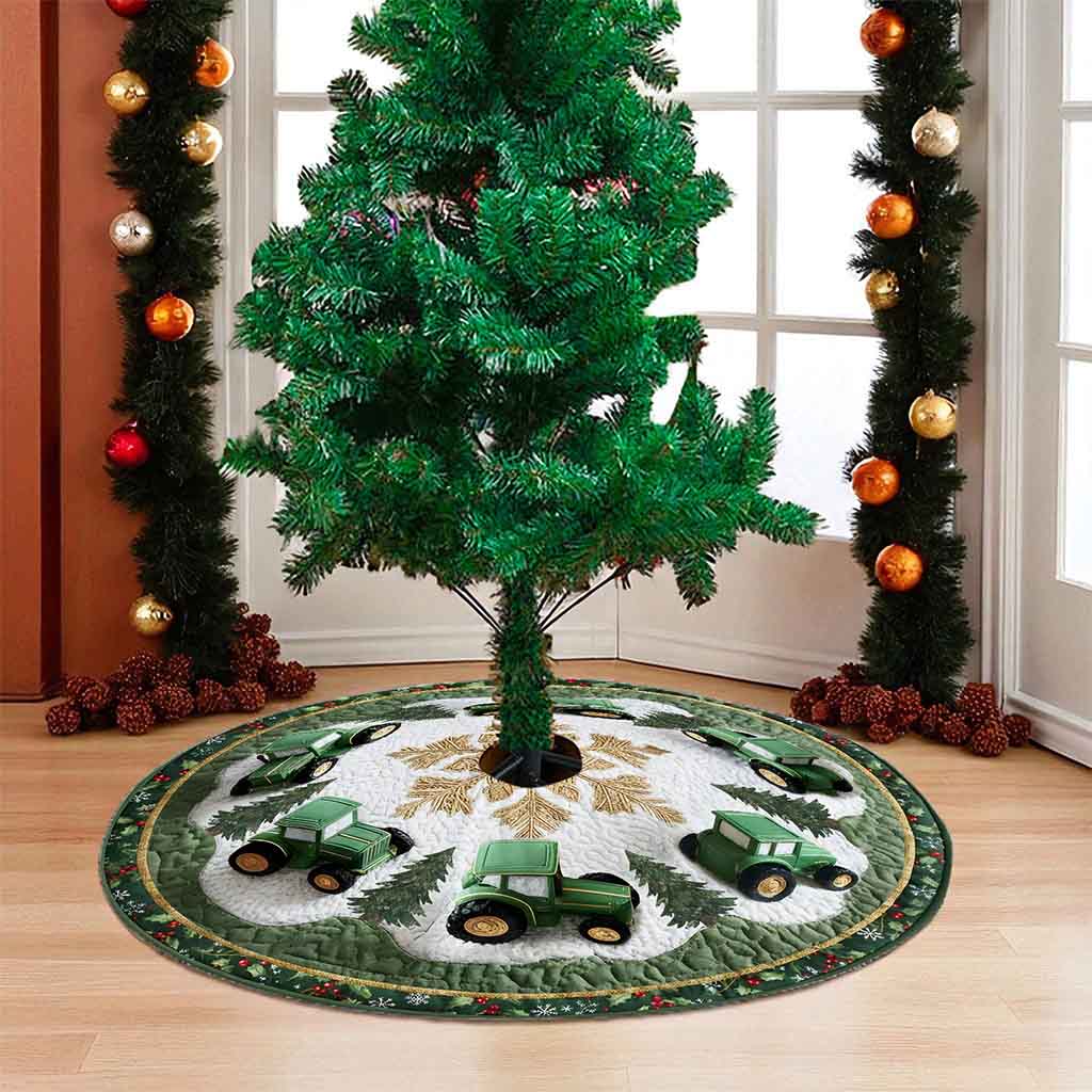 Tractor Christmas Tree Skirt NPND5241005