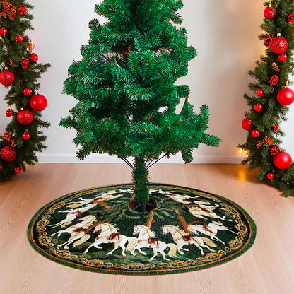 Horse Christmas Tree Skirt UKTO5311002