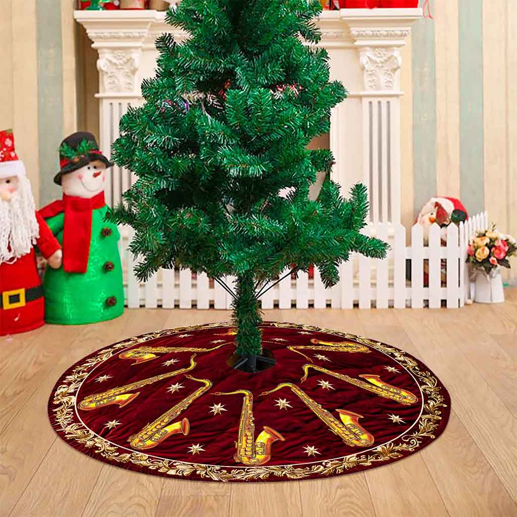 Saxophone Christmas Tree Skirt UKND5281002