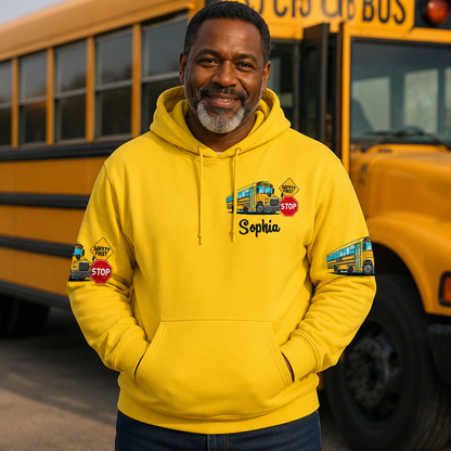 Personalized School Bus Driver 3D All Over Printed Clothes UKND5140801