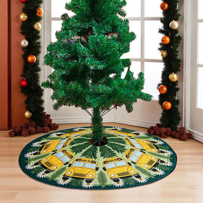 School Bus Christmas Tree Skirt QFTO5171001