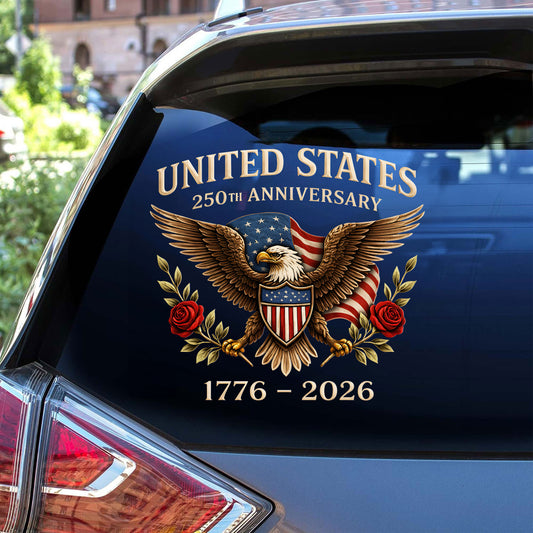 America 250th Anniversary Car Sticker UKTO5120103