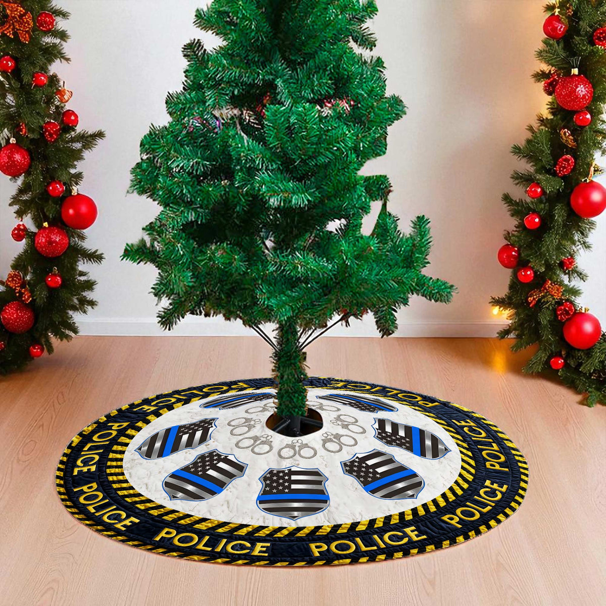 Police Christmas Tree Skirt QFPY5271002