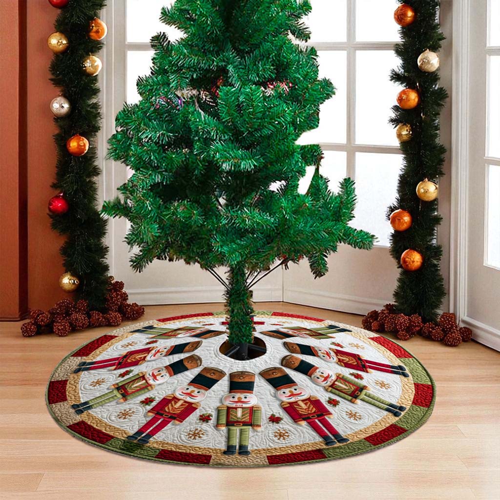 Nutcracker Christmas Tree Skirt QFHM5081006