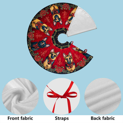 German Shepherd Christmas Tree Skirt UKHA5251004