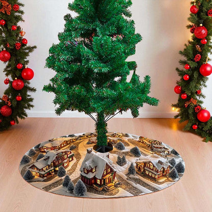 Winter Village Christmas Tree Skirt QFHM5211002