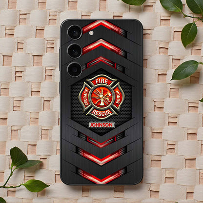 Personalized Firefighter Phone Case, Gift For Fireman, Firefighter Gifts UKHA6130102