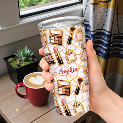 Custom Make Up Faux Stained Glass 20 Oz Tumbler THHH6310104