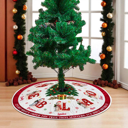 Personalized Family Tree Skirt UKPY5071006