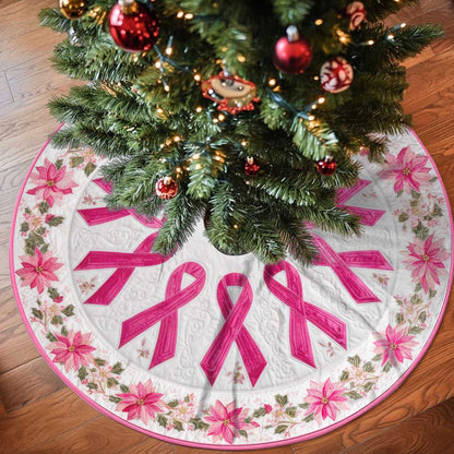 Breast Cancer Christmas Tree Skirt QFTD5231002