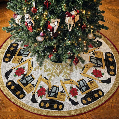 Excavator Christmas Tree Skirt NPND5231008