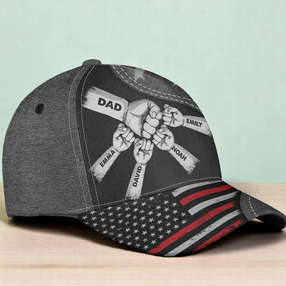 Personalized Fist Bump Daddy Classic Cap, Father's Day Gift For Dad UKHA6210404