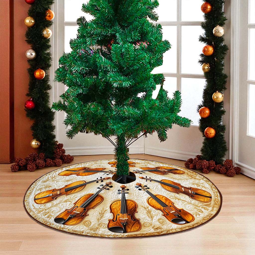 Violin Christmas Tree Skirt UKHM5271001