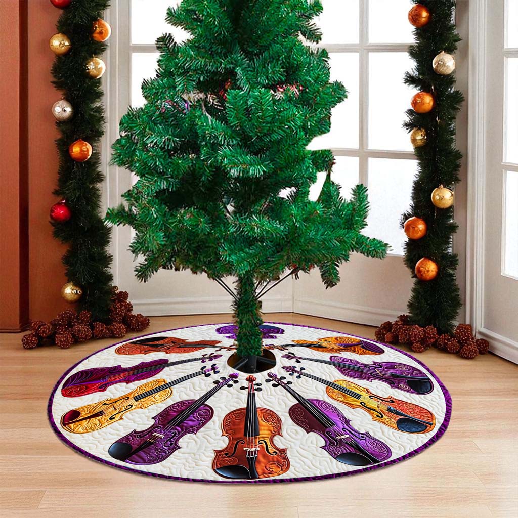 Violin Christmas Tree Skirt UKHM5281004