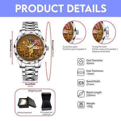 Personalized America 250th Anniversary Alloy Luxury Quartz Watch UKTD6130102