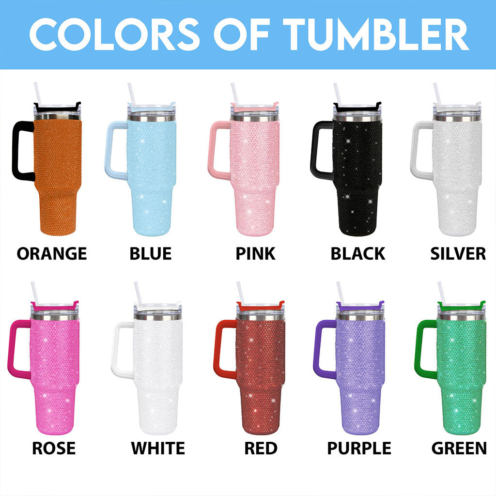 Halloween Dachshund 40 Oz Rhinestones Tumbler NPON4210801