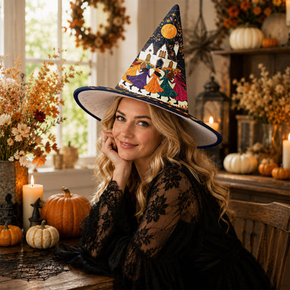 Personalized Witch Halloween Quilted Witch Hat UKND6070814