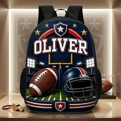 Personalized Football Kids Backpack NPND6250603