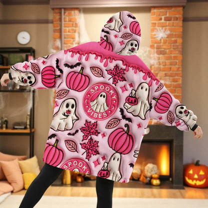 Personalized Halloween Blanket Hoodie QFHM5300903