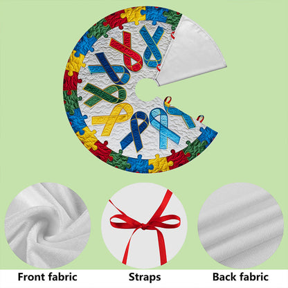 Autism Awareness Christmas Tree Skirt QFNT5251002