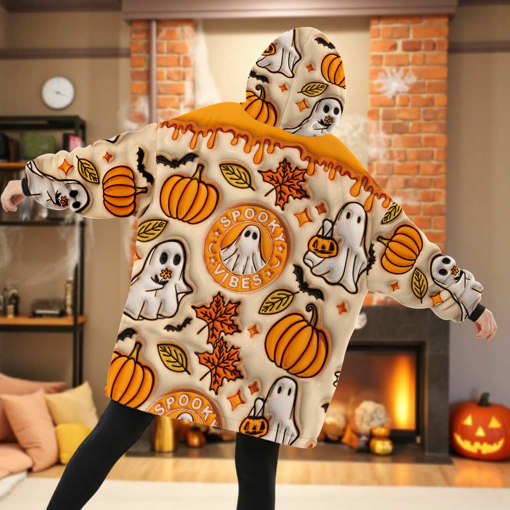 Personalized Halloween Blanket Hoodie QFHM5300902