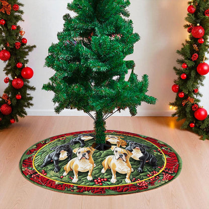 French Bulldog Christmas Tree Skirt UKHH5201001