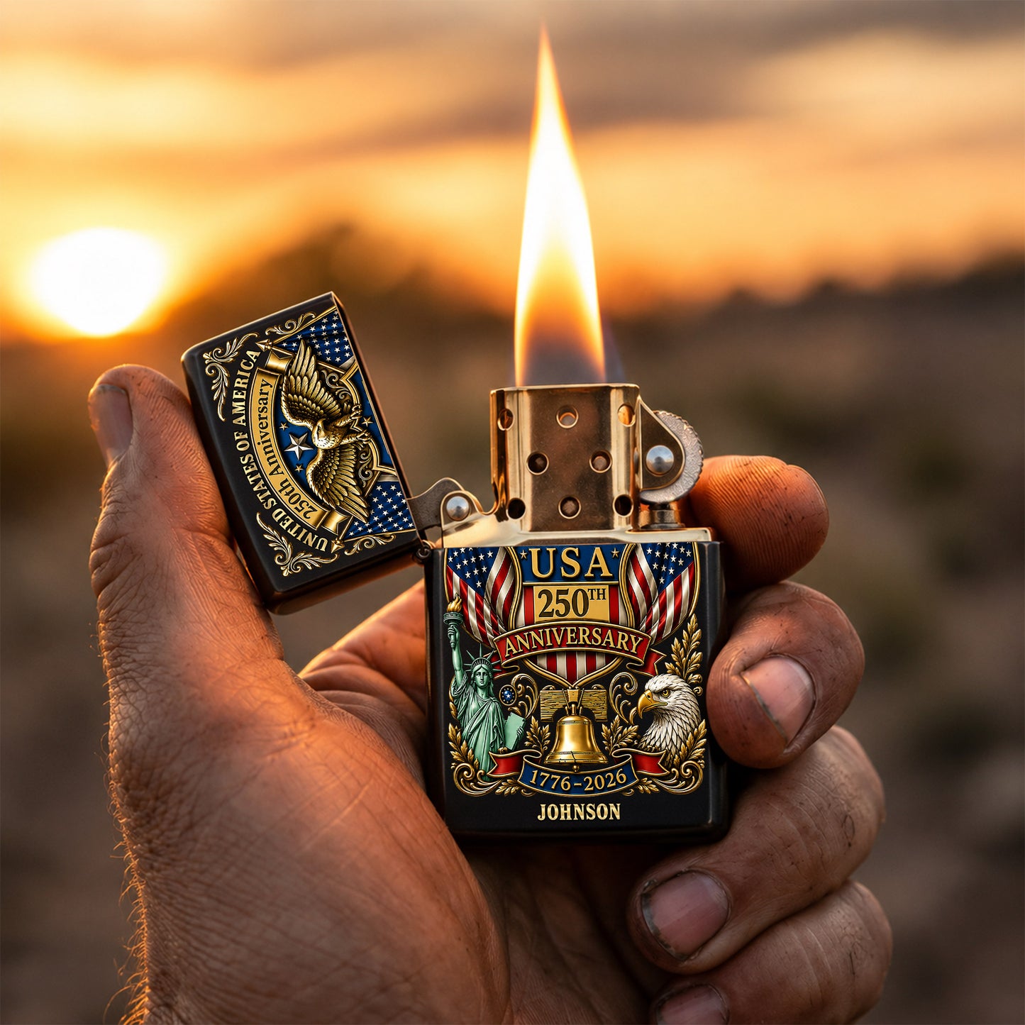 Custom 250th Lighter THND6090603