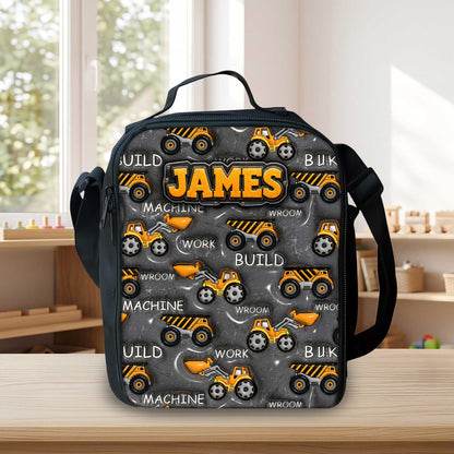 Personalized Inflat Construction Vehicles Backpack NPHA6030701