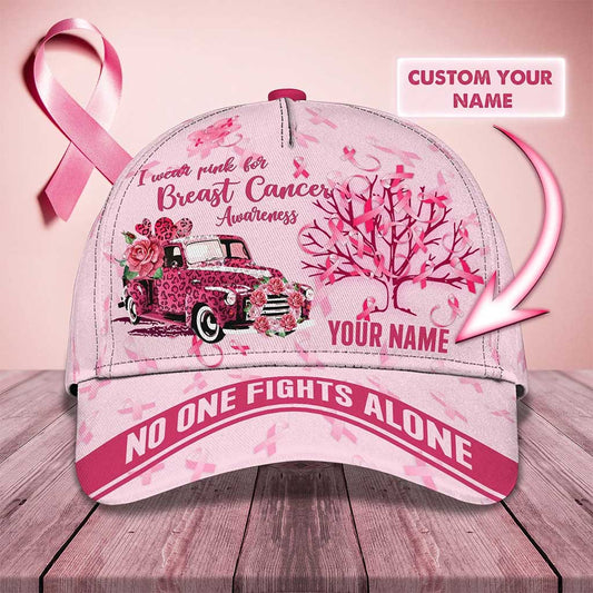 Custom Name Cap For Breast Cancer Women QFTZ3250802