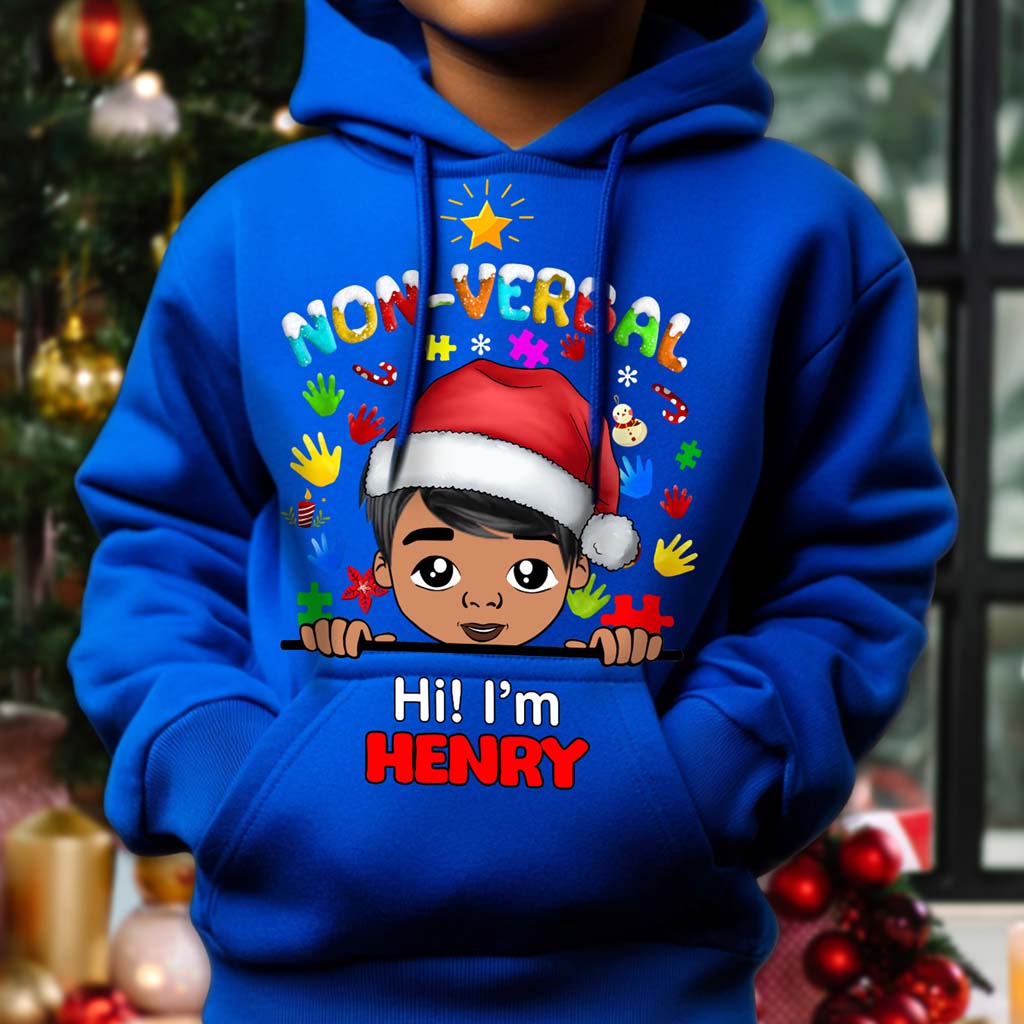 Autism Christmas Shirt For Kids, Holiday Special Needs Gift, Christmas Gift For Autistic Children, Xmas Gift For Autistic Girls, Autistic Boys QFHM4101001