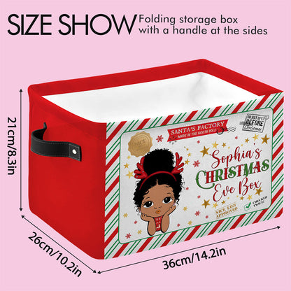 Personalised Christmas Eve Basket For Children, Christmas Basket Gift For Boys Girls QFTO4091001