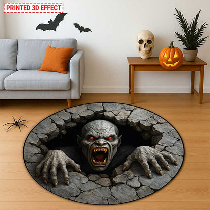 Monster Halloween 3D Printed Rug UKTZ5220907