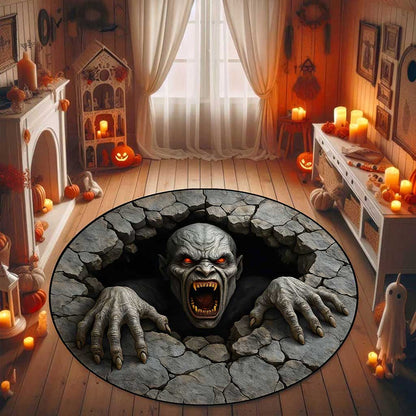 Monster Halloween 3D Printed Rug UKTZ5220907
