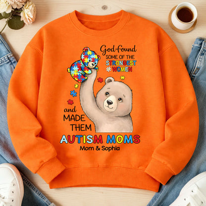 Custom Autism Bear Mom shirt THUU6250305