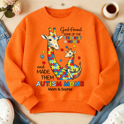 Custom Autism Giraffe Mom Shirt  THUU6250301