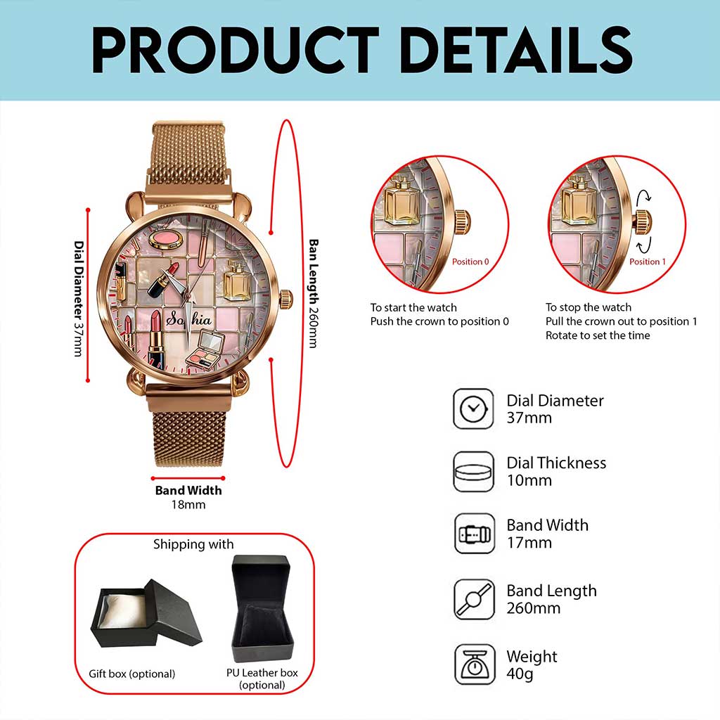 Custom Make Up Watch For Women THUU6170103