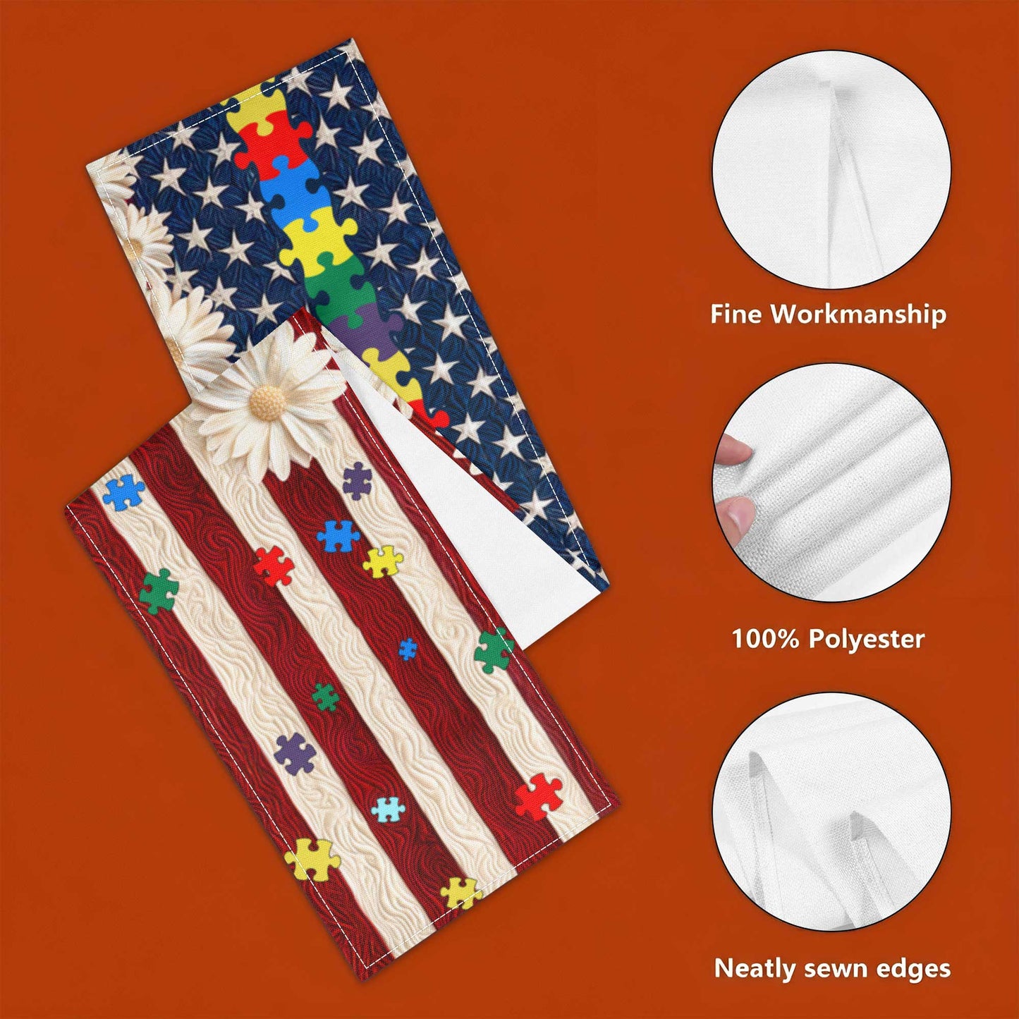 Autism 250th Runner Table THHA6090302 POP