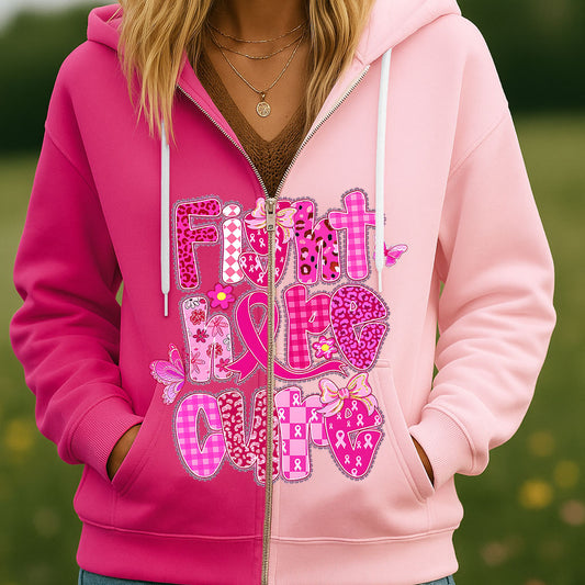 Faith Hope Cure 3D All Over Printed Clothes, Breast Cancer Awareness QFHH5100902