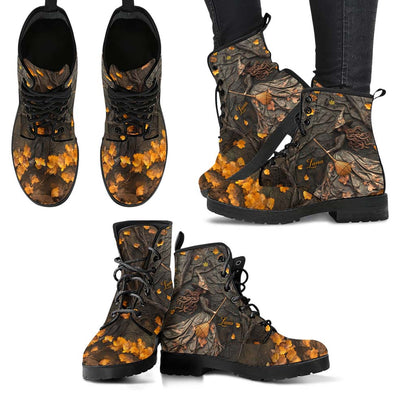 Personalized Beautiful Witchy Leather Boots Halloween QFTD5200803