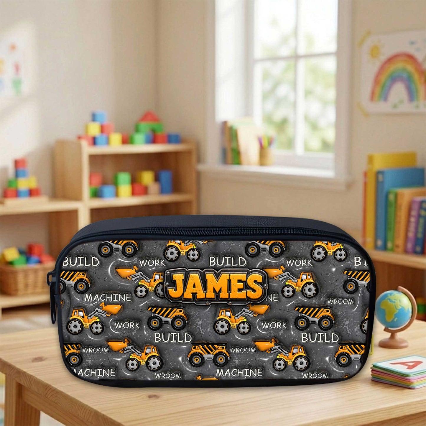 Personalized Inflat Construction Vehicles Backpack NPHA6030701