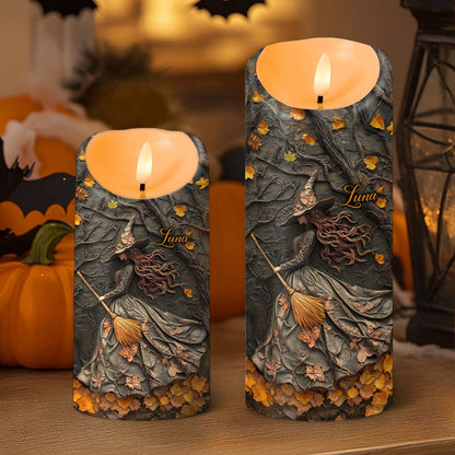 Custom Witch Halloween Led Candle UKTD5220801