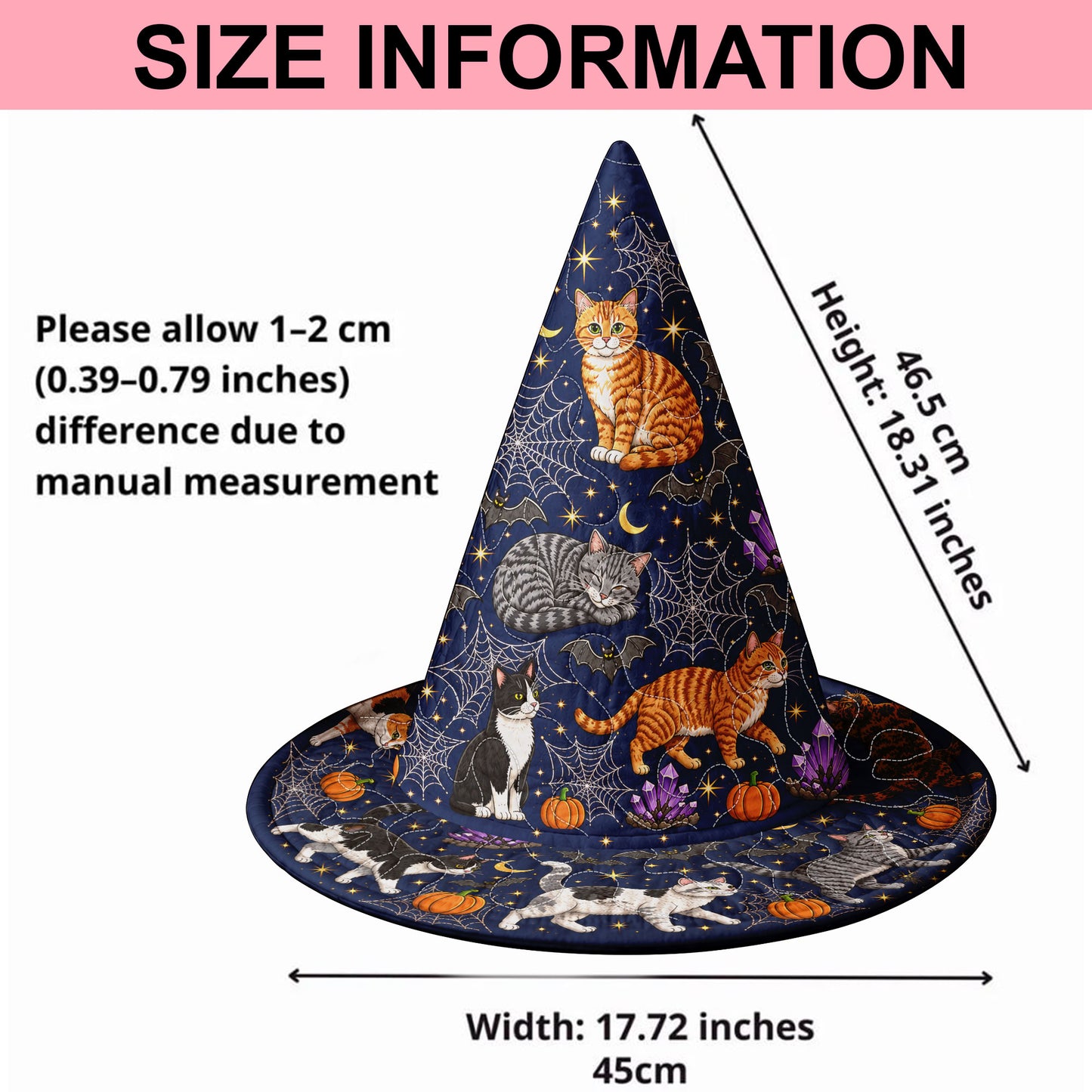 Halloween Cat Witch Hat NPND6140801