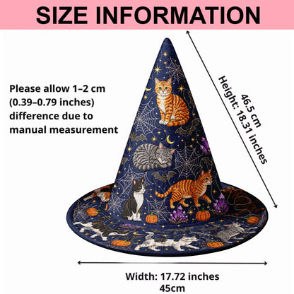 Halloween Cat Witch Hat NPND6140801