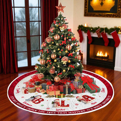 Personalized Family Tree Skirt UKPY5071006